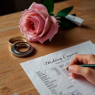 Planowanie listy wydatków weselnych